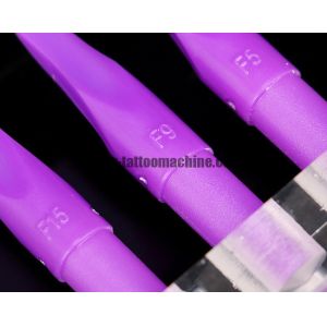 Purple Disposable Tattoo Gun Tips Different Size Matching With Tattoo Machines