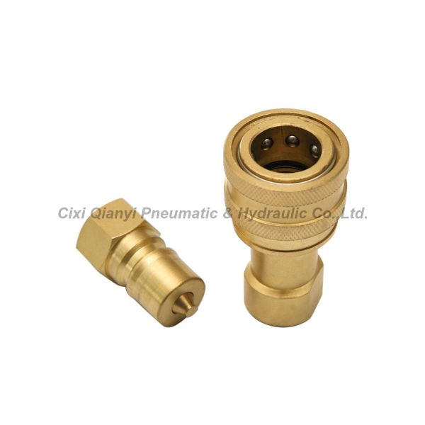 Brass parker hydraulic quick connect , KZD Series Quick Release Hydraulic