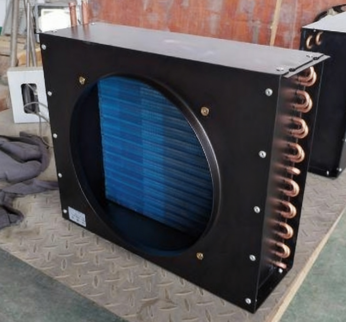 Copper Tube Condenser with Hydrophilic Aluminum Fins for HVAC Systems