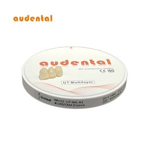 Smooth Vita 16 Zirconia Block Disc 680Mpa Strength 49% Translucency