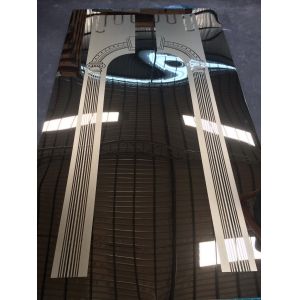 2019 New Customized Size Color Stainless Steel Doors Design Pattern For 5 Stars