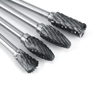 Carbide Burr Set 5PCS Tungsten Rotary File Tip Grinder Abrasive Drills Milling