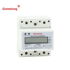 Large-Scale Integrated Circuits Single Phase Din Rail Watt Hour Meter With LCD