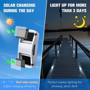 Aluminum Driveway Solar Powered Deck Light LED Double Side Road Marker For