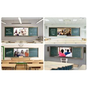 86 Inch Push Pull Digital Chalk Board Smart Magnetic For Education Training