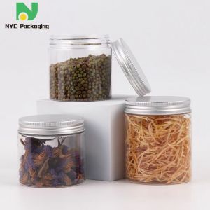 300ml Plastic Food Jars With Gold Lids Plastic Storage Container