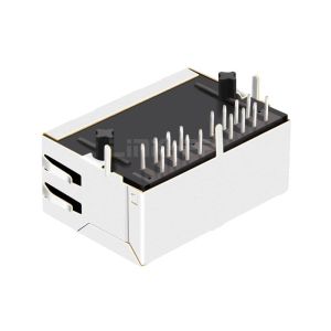 Tyco 5406562-2 Compatible LINK-PP LPJEF102CNL Tab Down Without LED 1X2 Port RJ45