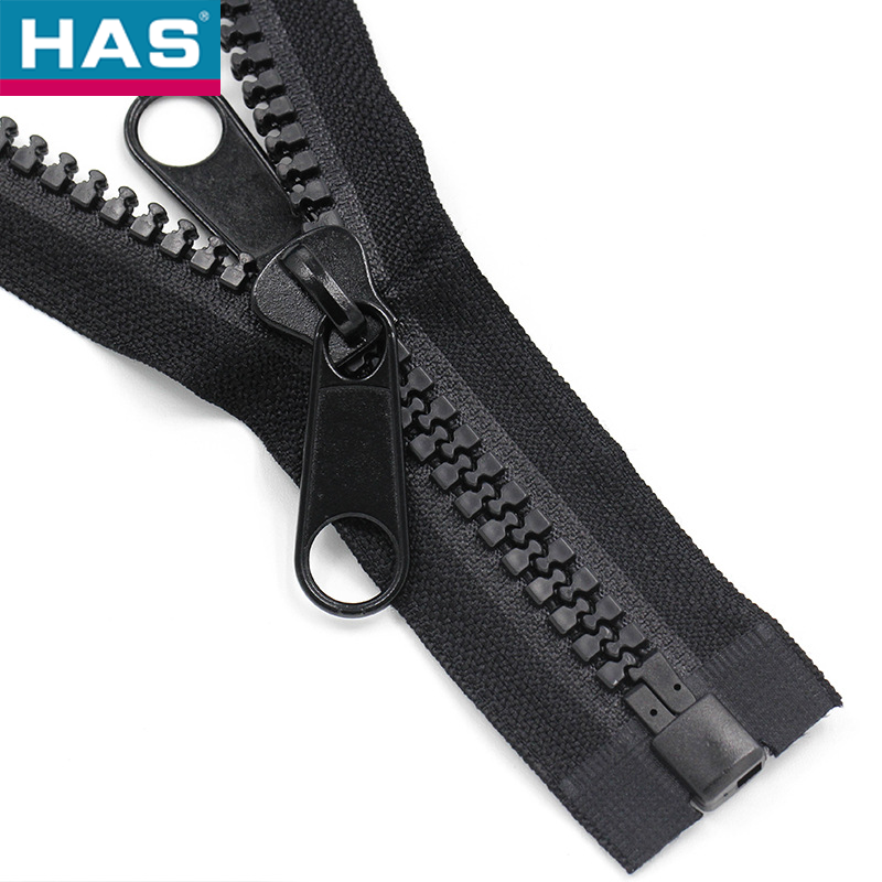 #10 Vislon Zipper with Open-end and double-sided for tent or sleeping bag