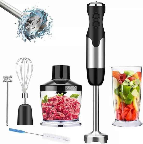 Quality 9 Speed Stick Hand Blender 400 Watt 4 In 1 Immersion Blender Set wholesale