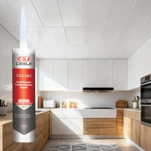 Cheap High-Elastic Acetic Cure Adhesive Sealant 300mL - Compatible with PVC Construction Materials and Steel for sale