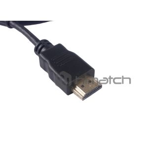 Slim Micro HDMI Cable A Plug To D Plug Gold 2m For Camera Portable Devices