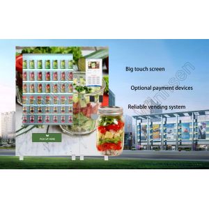 Touch Screen Credit Card Salad Jar Vending Machine