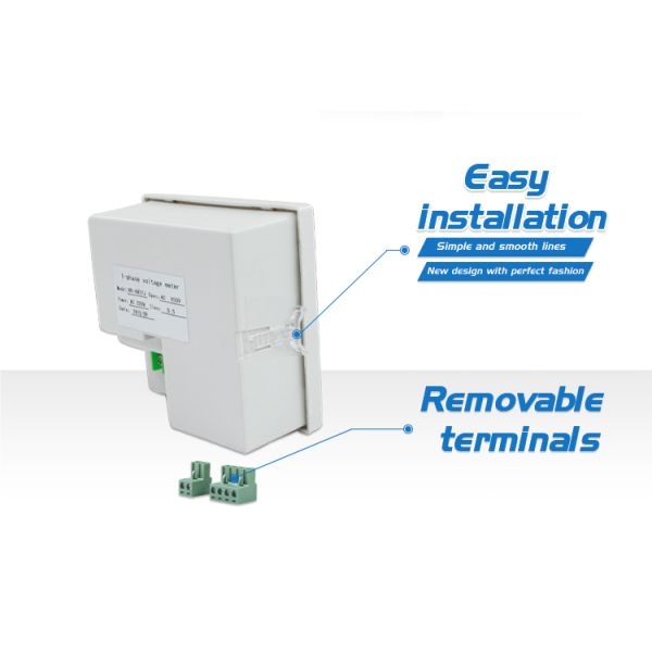 J model 96*96 cheap Single Phase Voltage Voltmeter 0-500Vac