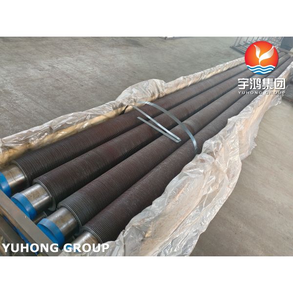 Quality ASTM A106 Gr.B HFW Solid Finned Tube with CS Fins for Process Gas Heaters wholesale