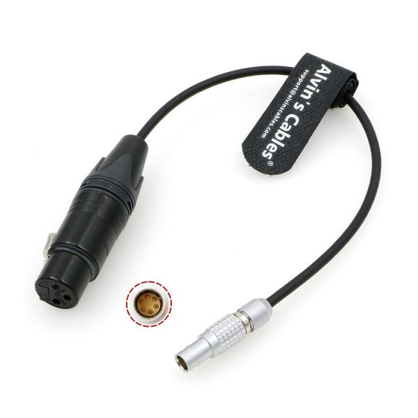 Audio Cable For ARRI Alexa Mini LF Camera 6-Pin Male To XLR 3-Pin Female 25cm