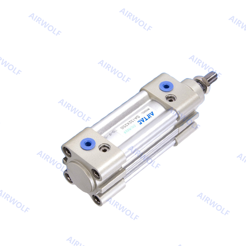 China AIRTAC ISO15552 Aluminum Standard Cylinder Double Acting SAI SAID SAIJ Bore 32mm To 200mm Stroke 10mm To 2000mm SAI80X150S SAID200X400S on sale