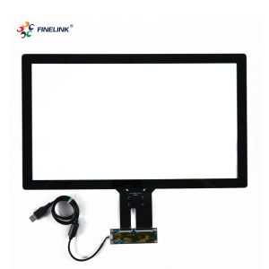 Cheap Custom Tempered Glass 18.5 inch Touch Screen Panel with USB/IIC/Serial Port Interface for sale