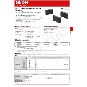 G6DN-1A-SL-5VDC Omron orignal new electromagnetic relay G6DN-1A-SL-5VDC G6DN-1A