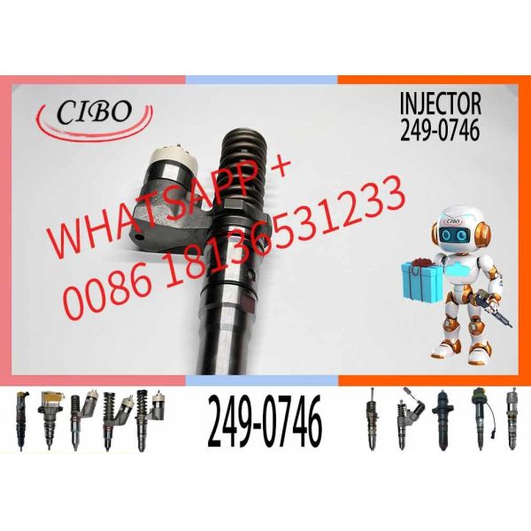 249-0746 Neutral and new Diesel Engine 3508 3512 3516 Fuel Injector for 10R-2826