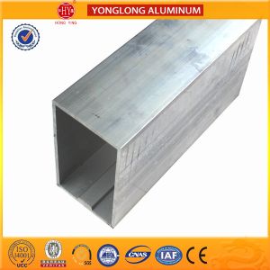 China Customized Size Aluminium Industrial Extrusion Tube Profile 6m Length on sale