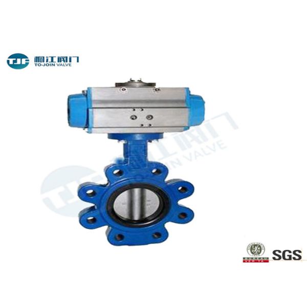 Quality Cast Iron Wafer And Lug Type Butterfly Valve With Pneumatic Actuator DIN Standard wholesale