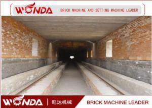 Red Clay Brick Tunnel Kiln , Automation Tunnel Kiln For Brick Firing Process