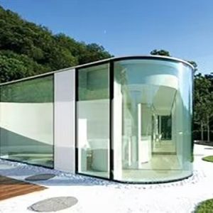 China Customized Color Curved Low Iron Ultra Clear Laminated Glass for Hotel Main Door on sale