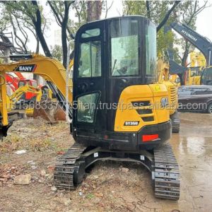 Used Sany SY35U Mini Excavator with Original Hydraulic Pump and Original ISUZU