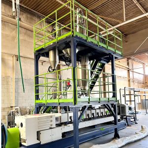 Industrial Double Screw Extruder Machine Electrical Plastic Compounding Machine