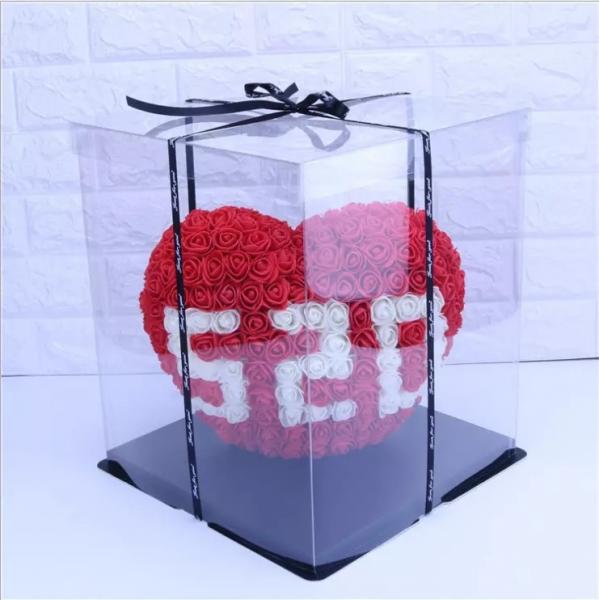 Wholesale Huge Foam Roses Hearts For Wedding Decoration love gift