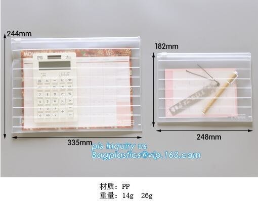 Frosted EVA cloth storage bag ladies large capacity custom foldable slider