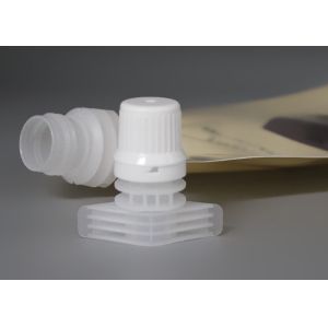 White Plastic Spout With Caps Could Automatic Filling Packing On Spout Pouch