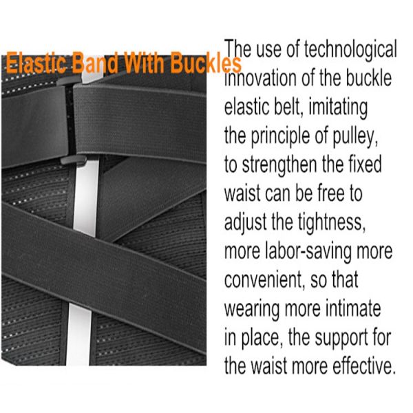 Fixed Strap Breathable Medical Back Support Belt With Lumbar Spondylopathy