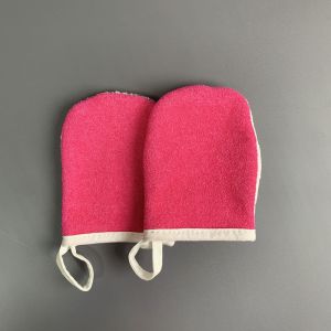 China Plant Fiber Double Side Reusable Makeup Remover Mitts on sale