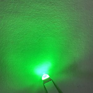 Green Color SMD 3528 LED Diode 520-530nm 10000-13000mcd Ball Head Water Clear