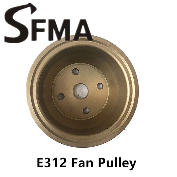 Excavator 8 Groove OD139 E312D Pump Fan Pulley