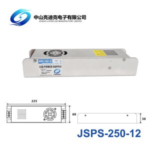 OEM Aluminum Shell 20A LED Switching Power Supply 250W 50hz SMPS