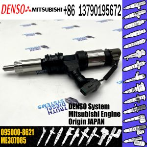 China COMMON RAIL INJECTOR 095000-8621 FOR MITSUBISHI FUSO 6M60T ENGINE ME306200 ME307085 on sale