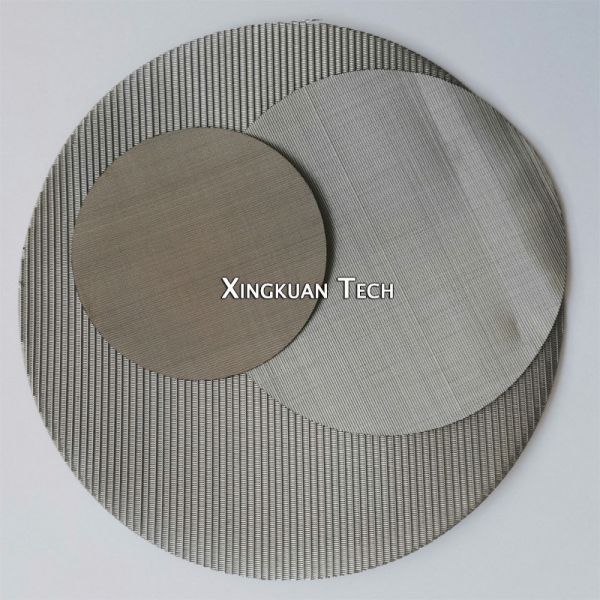 Stainless Steel Extruder Wire Mesh Filter Screen For Plastic And Polymer
