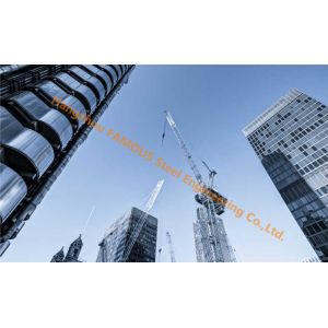 Multiple Floor Prefabricated Steel Buildings EPC Project , Galvanized Surface