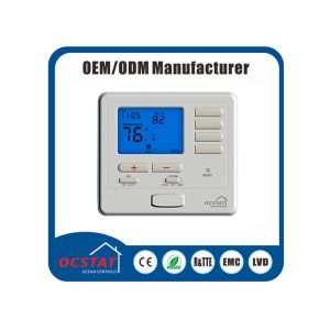 Modulating Electric 1H / 1C 7 Day Programmable Thermostat , Central Heating Room