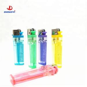 Disposable Custom Flint Wheel Lighter Popular Gas Smoking Lighter with