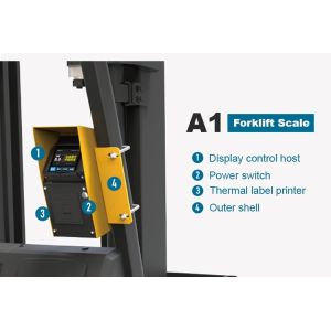 A1 Digital Forklift Scales - 2500kg Load Capacity, CE Certified