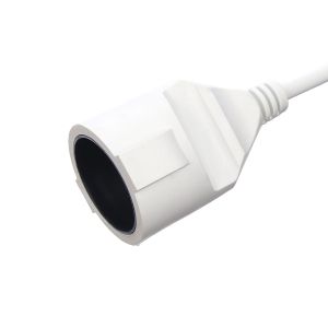 White Waterproof 3 Prong H05VV-F/H05RR-F/H05RN-F 3x1.5MM2 Extension Cable VDE
