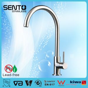 China Modern kitchen design sus304 single lever faucets on sale