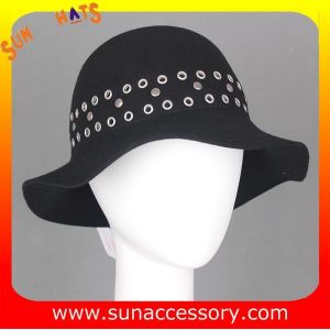 6090433 Sun Accessory customized winner fashion wool felt clothe hats, women