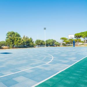 China No Cracking Interlocking Suspension Floor Modular Tennis Court Surface on sale