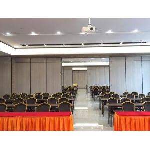 Privacy Function Decorative Partition Wall Movable Wall Panels Aluminum  Frame