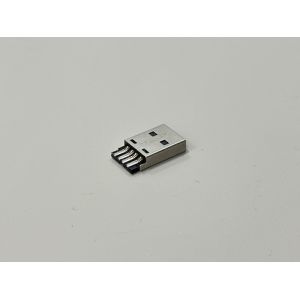 USB 2.0 AM Male Connector Integrated Solder-Type Housing Black Gold-Plated G/F |