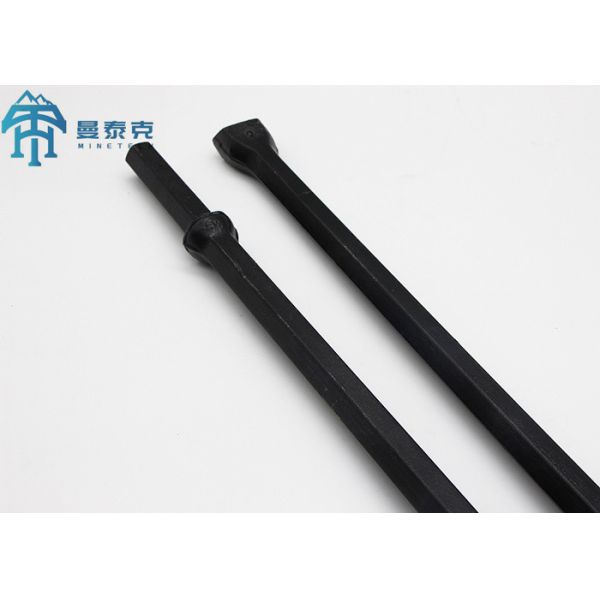 Quality 23-42mm Diameter 400-6000mm Length Integral Drill Rod for Ore Mining with Tungsten Carbide Chisel Bit wholesale